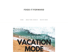 Tablet Screenshot of fooditforward.com